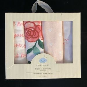 NWT CLOUD ISLAND FLANNEL BLANKETS